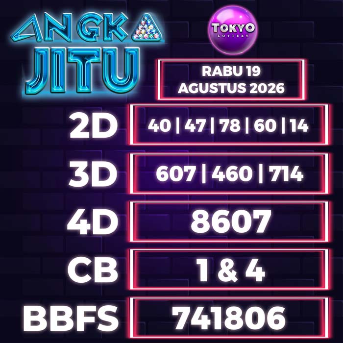 angka jitu TOKYO 19-Aug-2026