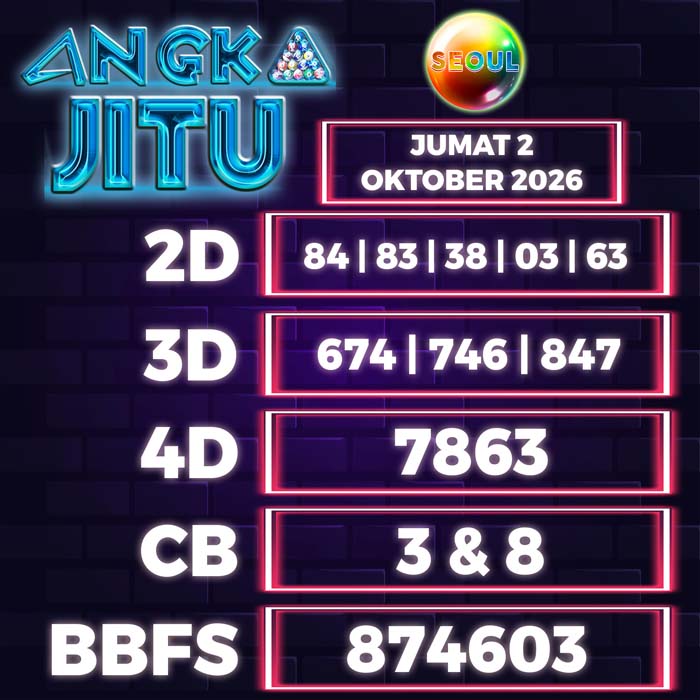 angka jitu SEOUL 2-Oct-2026