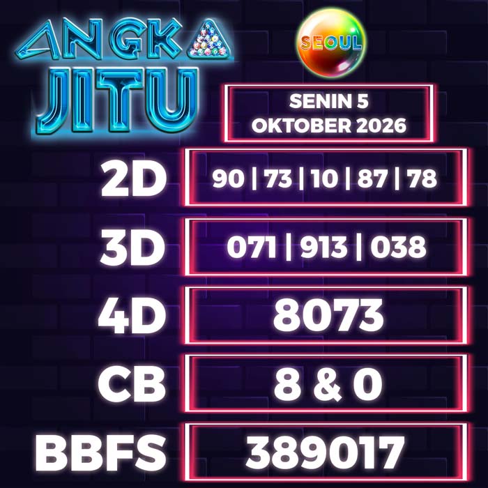 angka jitu SEOUL 5-Oct-2026