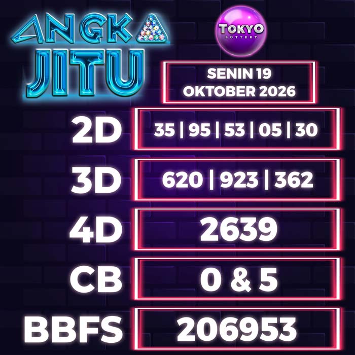 angka jitu TOKYO 19-Oct-2026