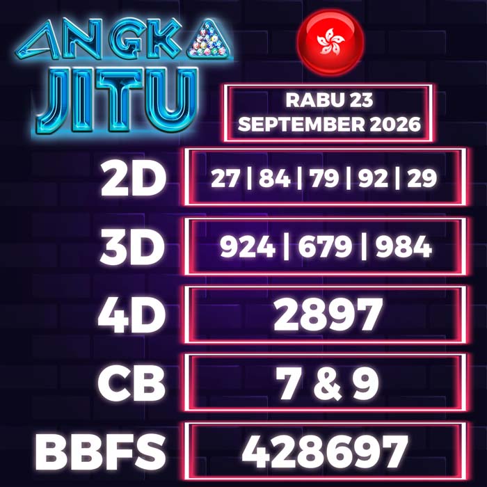 angka jitu HONGKONG 23-Sep-2026