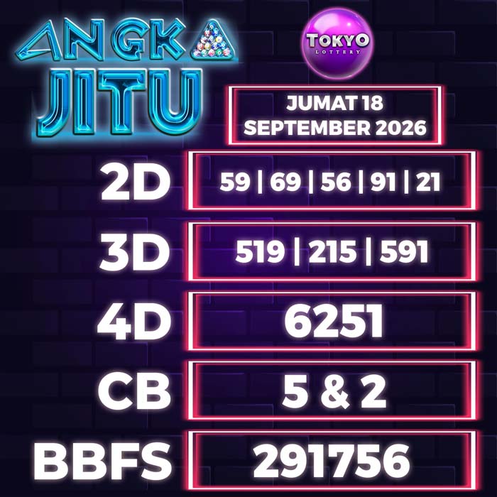 angka jitu TOKYO 18-Sep-2026